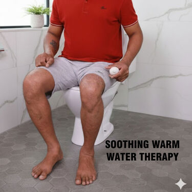 Foldable Toilet Seat For Piles Pain Relief (PF21)