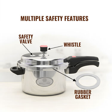 5 ltr+3ltr+2tr + 1.5 ltr Pressure Cooker Combo (4PC5)