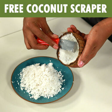 12 Cavity Nonstick Appam Patra + Steel Medu Vada Maker + Appa Chetty + Free Mini Coconut Scraper (1AP1MW5)