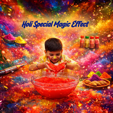 Eco Friendly Magical Fake Ice For Holi (MI)