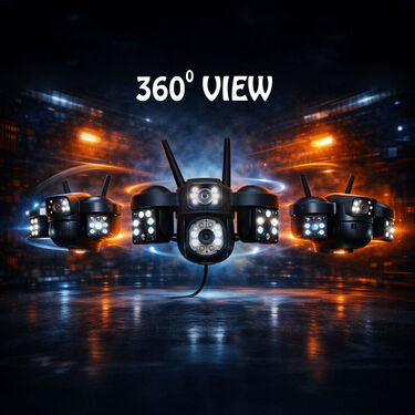 3 Lens WiFi Indoor & Outdoor Live CCTV Camera (CCTV39CS)