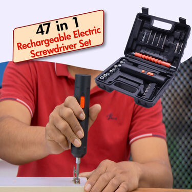 47 In 1 Rechargeable Electric Screwdriver Set (CS01)