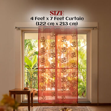 Embroidery OM Curtain (CU16)