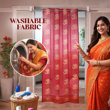 Embroidery OM Curtain (CU16)