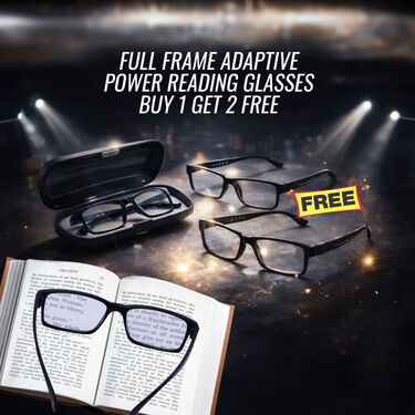 Full Frame Adaptive Power Reading Glasses Buy1 Get2 Free (3ORG11)
