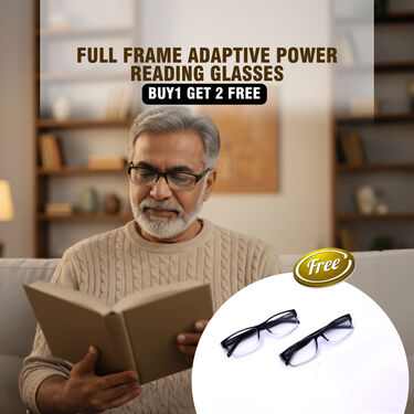 Full Frame Adaptive Power Reading Glasses Buy1 Get2 Free (3ORG13)