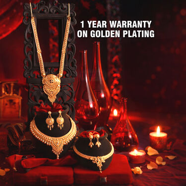 Sumangali Golden Jewellery Collection + 1 Free Necklace Set (SGJ1FN)