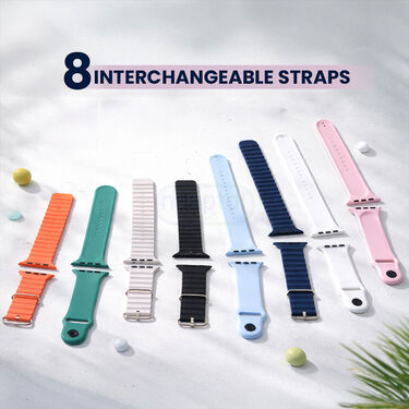 Ultra Premium Bluetooth Calling Smart Watch With Free 8 Strap (BSCW54)