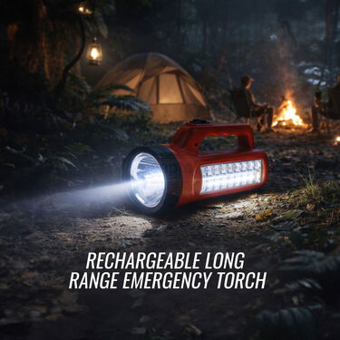 Rechargeable Long Range Emergency Torch (LL39)