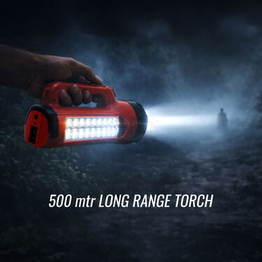 Rechargeable Long Range Emergency Torch (LL39)