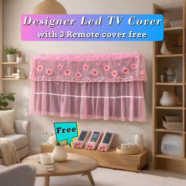 Designer Led TV Cover With 3 Remote Cover Free (TVC3) – Naaptol