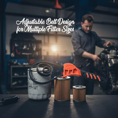 Adjustable Multi Function Rubber Strap Wrench For Mechanic (SW02)