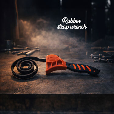 Adjustable Multi Function Rubber Strap Wrench For Mechanic (SW02)