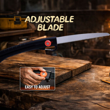 Adjustable Hand Saw With Safety Locking Knob For Carpenter (PH01)