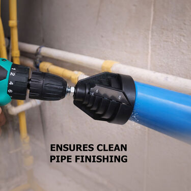 PVC Pipe Deburring Tool with Drill Nail For Plumber & Electrician (CC04)