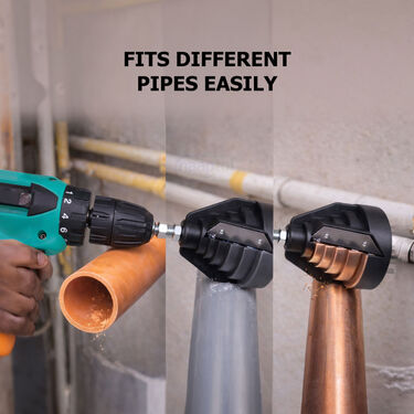 PVC Pipe Deburring Tool with Drill Nail For Plumber & Electrician (CC04)