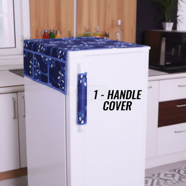 5 Pcs Fridge Cover Set + 10 Free Gifts with Kitchen Scissor (5FC9)