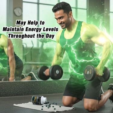 Green Spirulina Energy Tabs 1 Month Pack (NUTRA36)