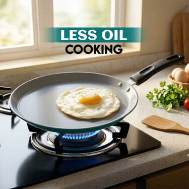8 Pcs Ceramic Coating Nonstick Cookware Set (8CCNC1)