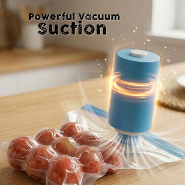 Vacuum Food Sealer With 6 Reusable Bags (PD50)