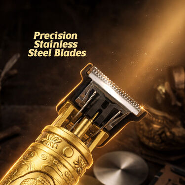 Stylish Golden Trimmer With Free Nose & Ear Trimmer (PMTNT3)