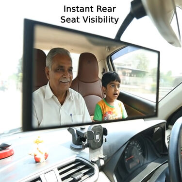 Car Visor Baby Safety Rear View Mirror (IRVM2)