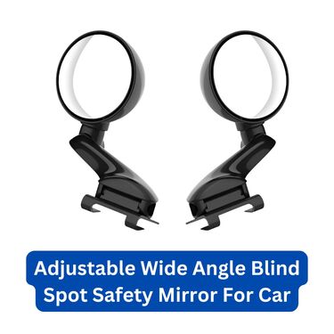 Adjustable Wide Angle Blind Spot Safety Mirror For Car (BM4)