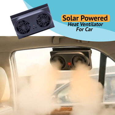 Solar Powered Heat Ventilator For Car (CHV1)