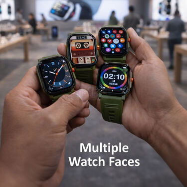 Full Screen Display Premium Bluetooth Calling Smart Watch (BCSW55CS)