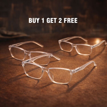 Full Frame Bifocal Adaptive Power Reading Glasses B1 G2 Free (3BORG15)