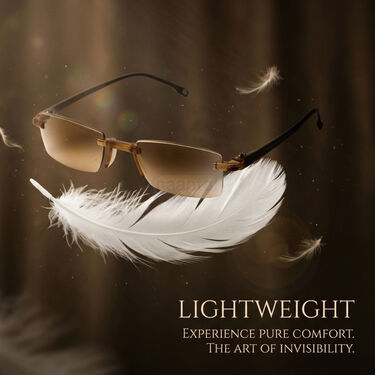 Rimless Colored Adaptive Power Reading Glasses (1CRG)