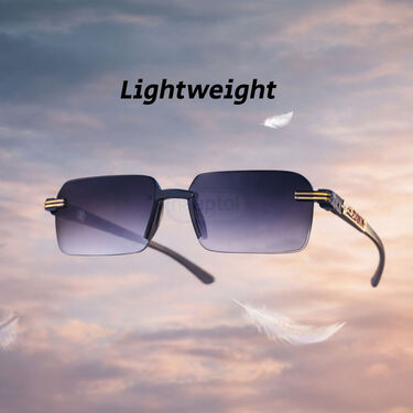 Rimless Sunglasses B1 G2 Free (3SG)
