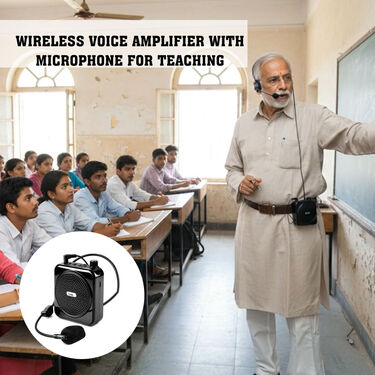 Wireless Voice Amplifier With Headset Microphone For Teaching (PMT)