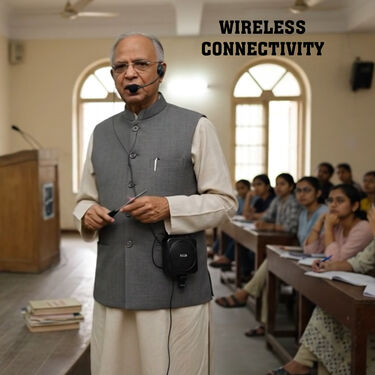 Wireless Voice Amplifier With Headset Microphone For Teaching (PMT)