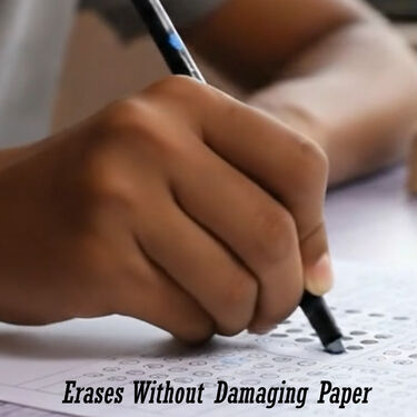 12 Pcs Pen With Eraser (12PE)