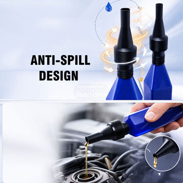 Anti-Spill Fuel & Oil Transfer Funnel Pack of 2 (FTP2)