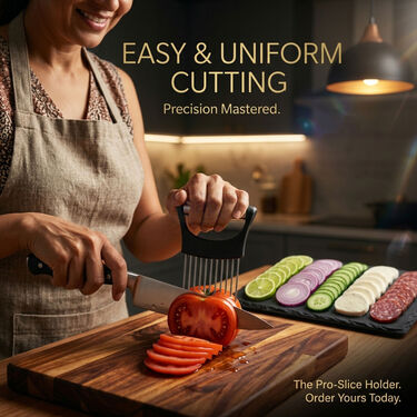 Vegetable Holder For Cutting & Slicing (CHOP15)