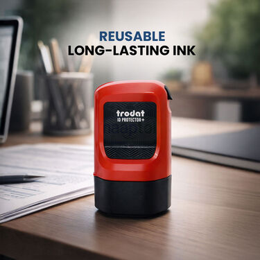 Privacy Protection Roller Stamp With Cutter (ID01)