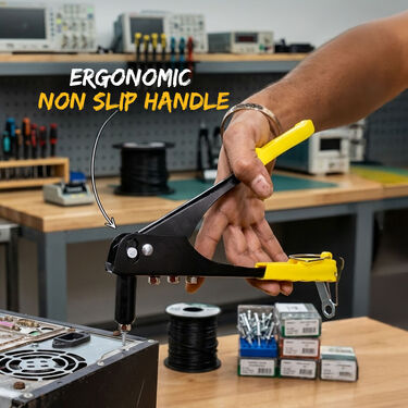 Hand Rivet Gun With 4 Interchangeable Heads (HR01)