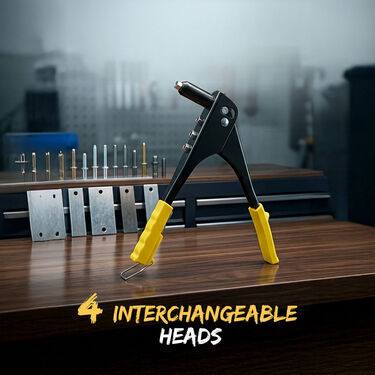 Hand Rivet Gun With 4 Interchangeable Heads (HR01) – Naaptol