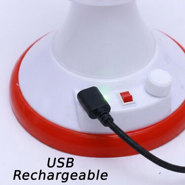 Rechargeable Big 6 Fan With Emergency Led Light (EF36)