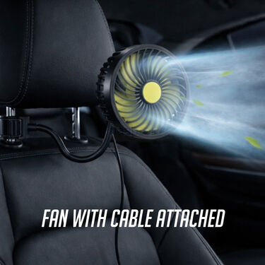Car 2 In 1 Adjustable Air Boosting Fan (CIF1)