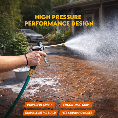 High Pressure Jet Water Spray Metal Gun (HPSG6)