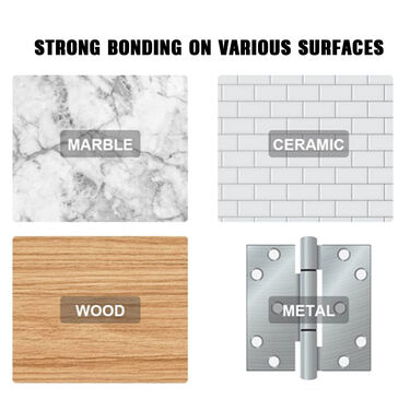 Strong Grip Dual Side Adhesive Sticker Pack of 45 (AS4)