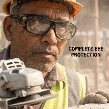 HD Wrap Around Transparent Safety Glasses B1 G1 Free (2TSG)