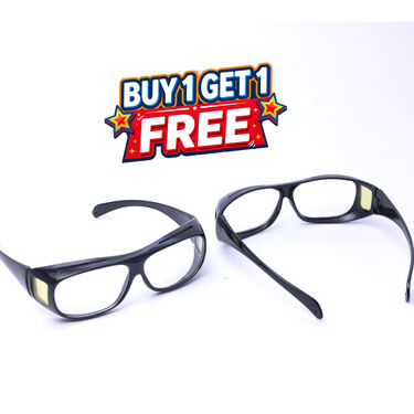 HD Wrap Around Transparent Safety Glasses B1 G1 Free (2TSG)