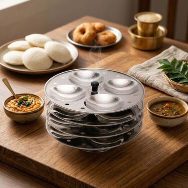 16 Cavity Stainless Steel Idli Rack (16IR1)