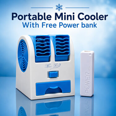 Mini Portable Cooler With Powerbank (CF1)