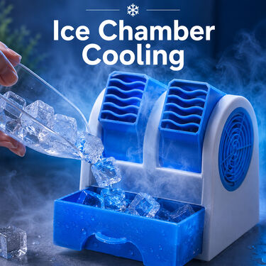 Mini Portable Cooler With Powerbank (CF1)