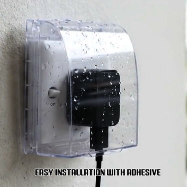 Pack of 2 Waterproof Wall Switch Socket Cover (AHS6)